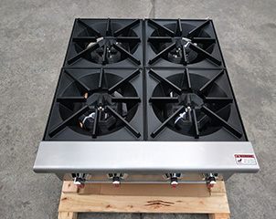 Тест на горение EHP-4S для коммерческих газовых варочных панелей Best 4 Burners